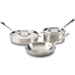 D5 Stainless 5 Piece Cookware Set | 5 Piece Pan Set | All-Clad