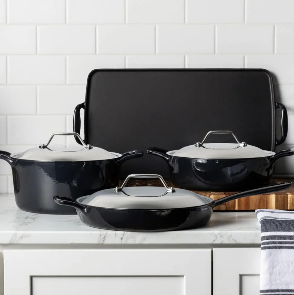 Enameled Cast Iron, Dutch Oven with Lid, 6 quart