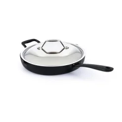 Enameled Cast Iron, Skillet with Lid, 12 Inch