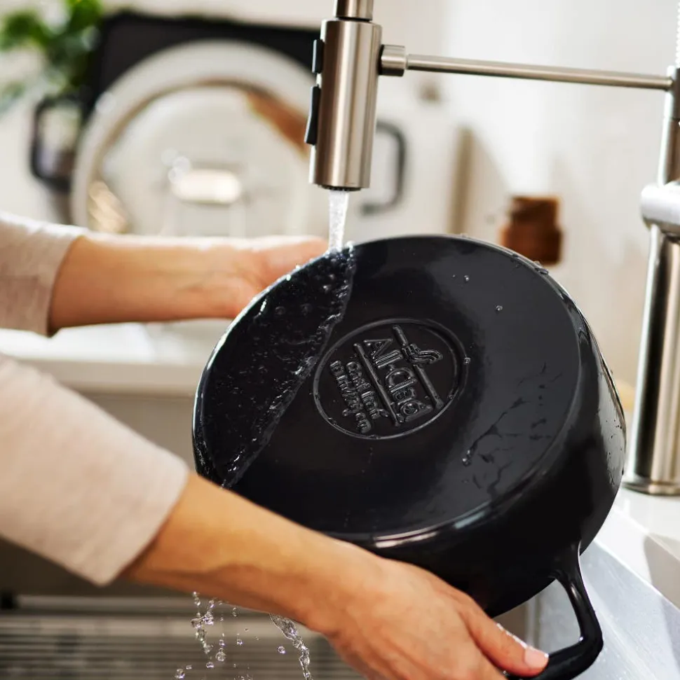 Enameled Cast Iron, Skillet with Lid, 12 Inch