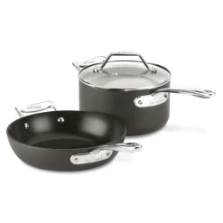 Essentials Nonstick Fry Pan and Sauce Pan Set I All-Clad