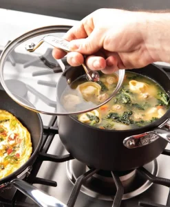 Essentials Nonstick Fry Pan and Sauce Pan Set I All-Clad