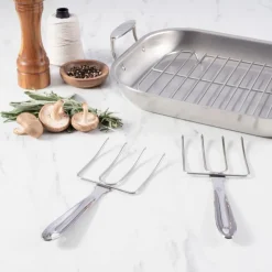 Flared Roaster with Rack / Roast Like a Pro
