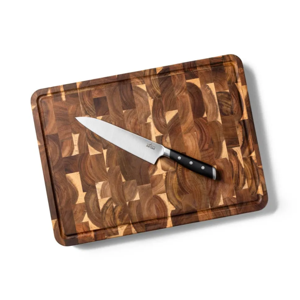 Forged Knives 2 Piece Set; Cutting Board & 8 inch Chef's Knife
