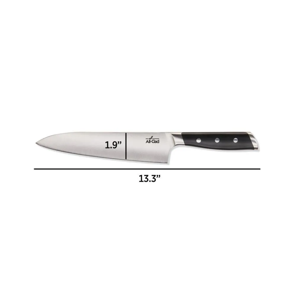Forged Knives 2 Piece Set; Cutting Board & 8 inch Chef's Knife