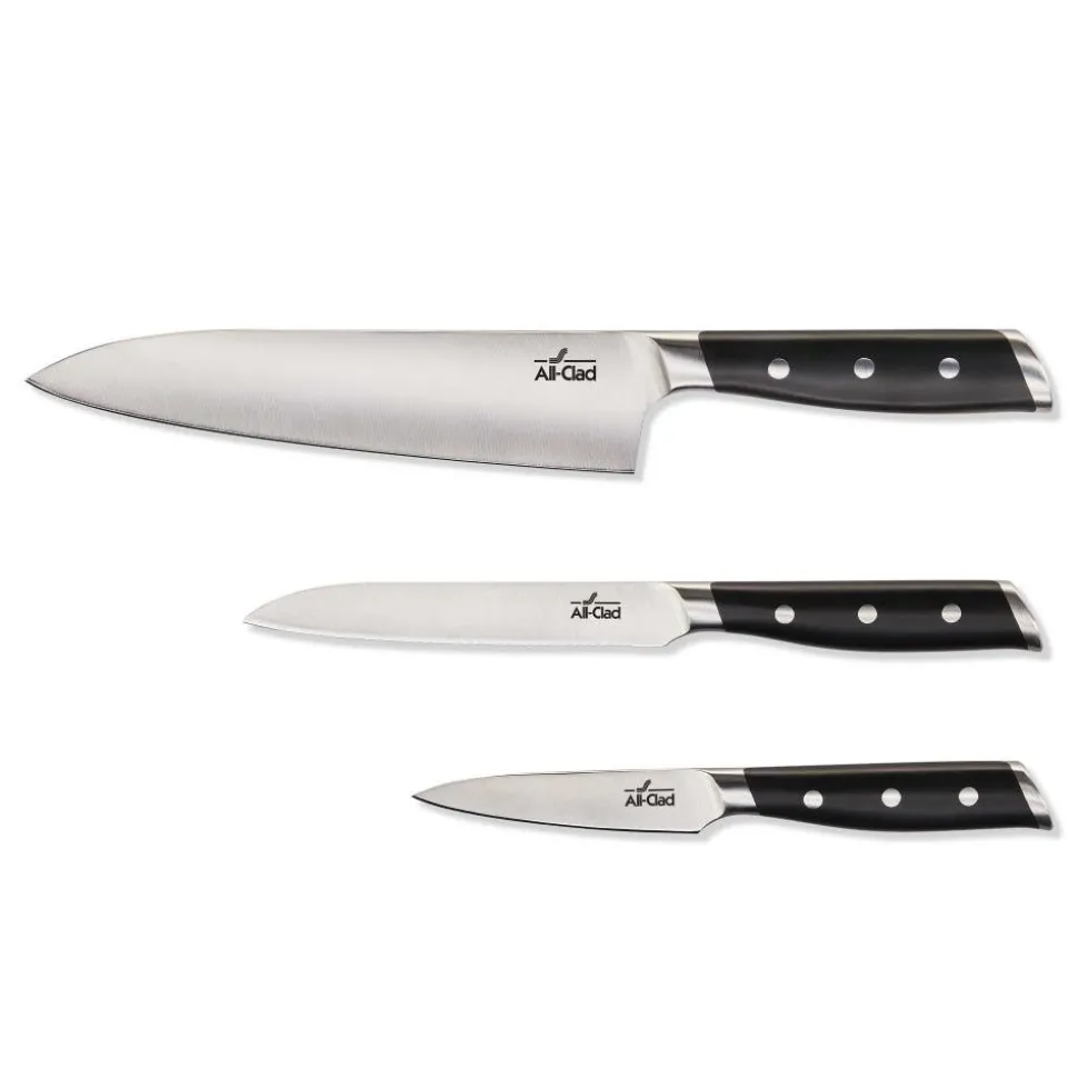 Forged Knives | Starter Knife Set | 3 Piece Knife Set | All-Clad