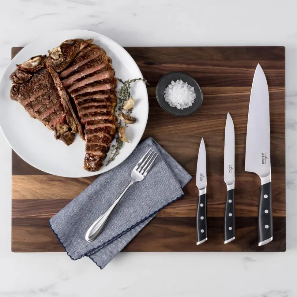 Forged Knives | Starter Knife Set | 3 Piece Knife Set | All-Clad