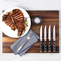 Forged Knives | Steak Knife Set | 4 Piece Set | All-Clad