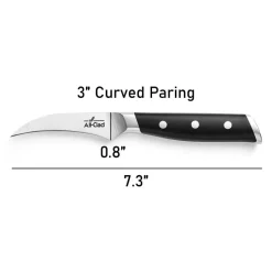 Forged Knives, Curved Paring Knife, 3 inch | All-Clad