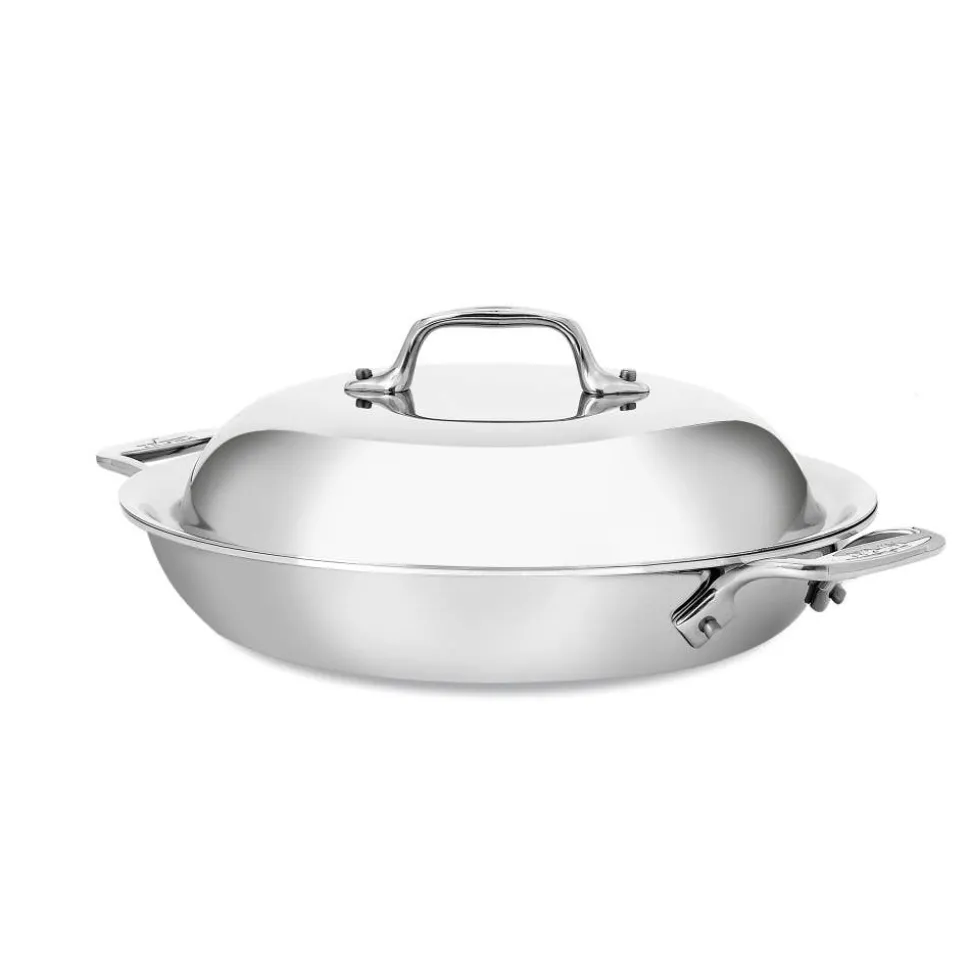10.5-Inch Sear and Serve Skillet / All-Clad D3 Stainless Steel Perfection