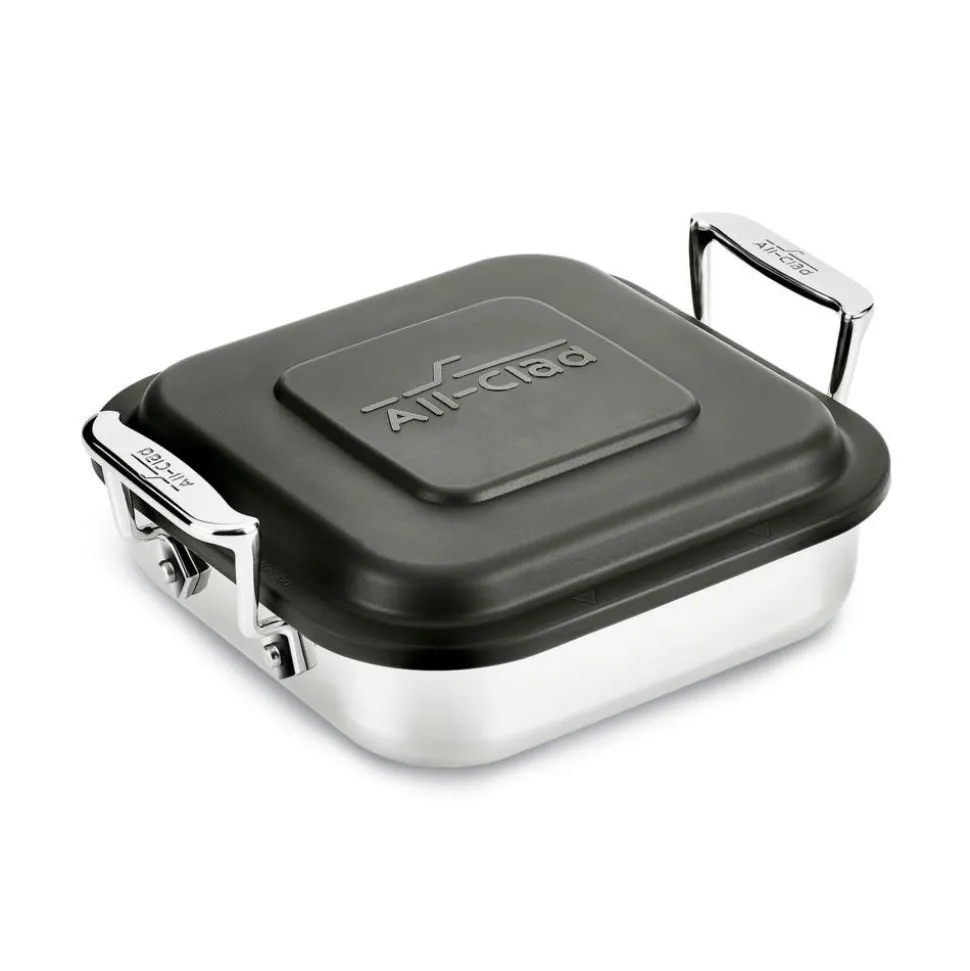 8-Inch Stainless Steel Square Baker I All-Clad