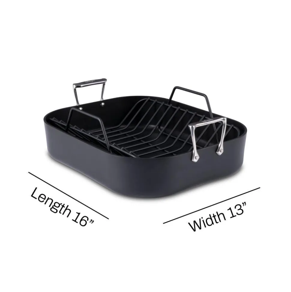 NS Pro Nonstick Cookware, Nonstick Roaster, 16 x 13 inch