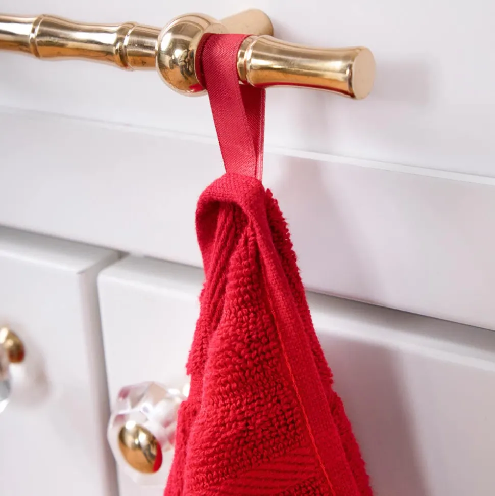 2-Pack Chilli Red Kitchen Towel Set / Stylish, High-Quality Kitchen Towels