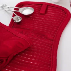 2-Pack Chilli Red Potholder Set / Colourful, Heat-Safe Kitchen Must-Have