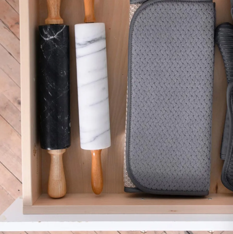 2-Pack Pewter Grey Drying Mat Set / Modern Look and Superior Drying Performance