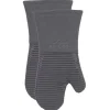 2-Pack Pewter Grey Oven Mitt Set / Classic Elegance Meets Heat Protection