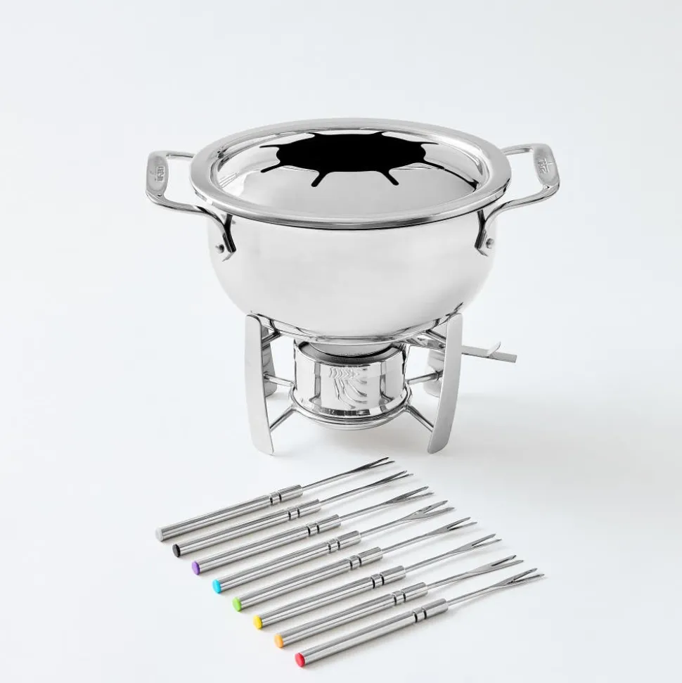 12-Piece Fondue Set, Stainless Steel Fondue Pot I All-Clad