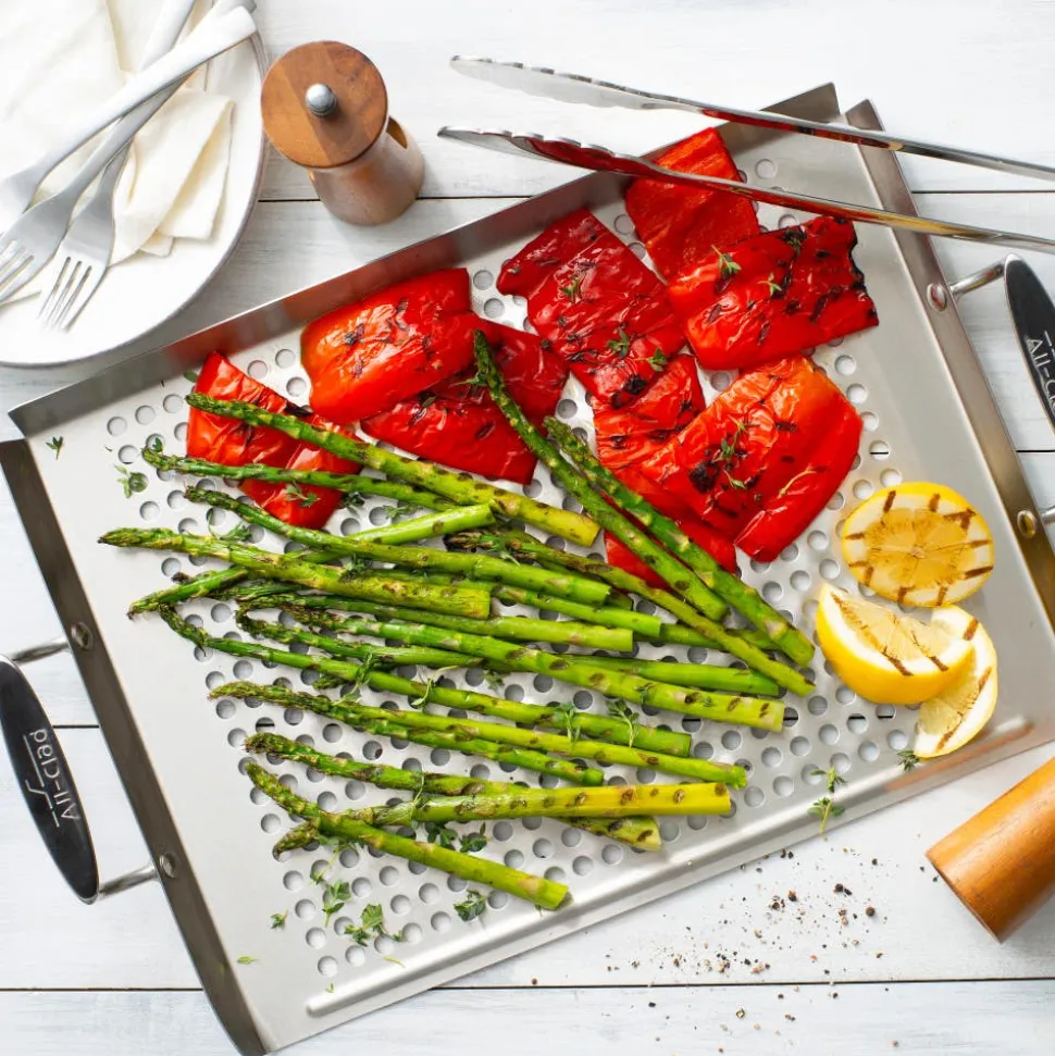 3-Piece Stainless Steel Outdoor Set / All-Clad BBQ Essentials