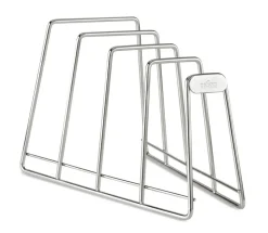Pot and Pan Organizer | 4-Slot Stainless Steel Organizer | All-Clad