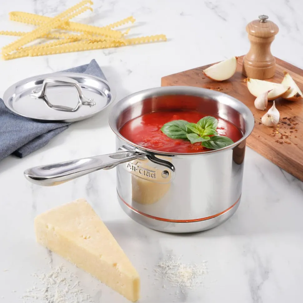 2-Quart Sauce Pan, With Lid, Copper Core Pan I All-Clad