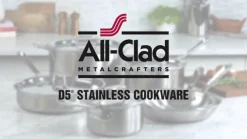 12-Quart Stockpot with Lid / All-Clad D5 Polished Stainless Steel Perfection